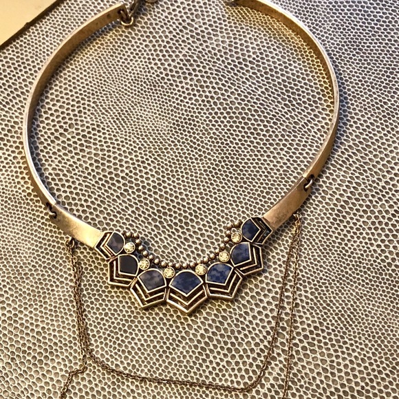 Chloe and Isabel Golden Lotus collar necklace - Picture 1 of 1